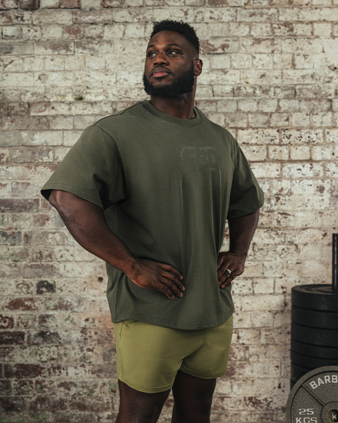 Tricou Oversize Kaki