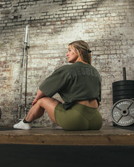 Tricou Oversize Kaki