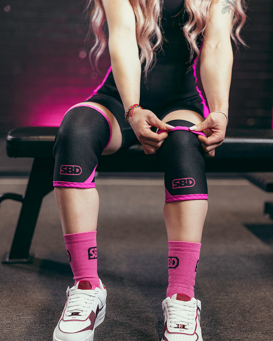 Genunchiere de Weightlifting Nova