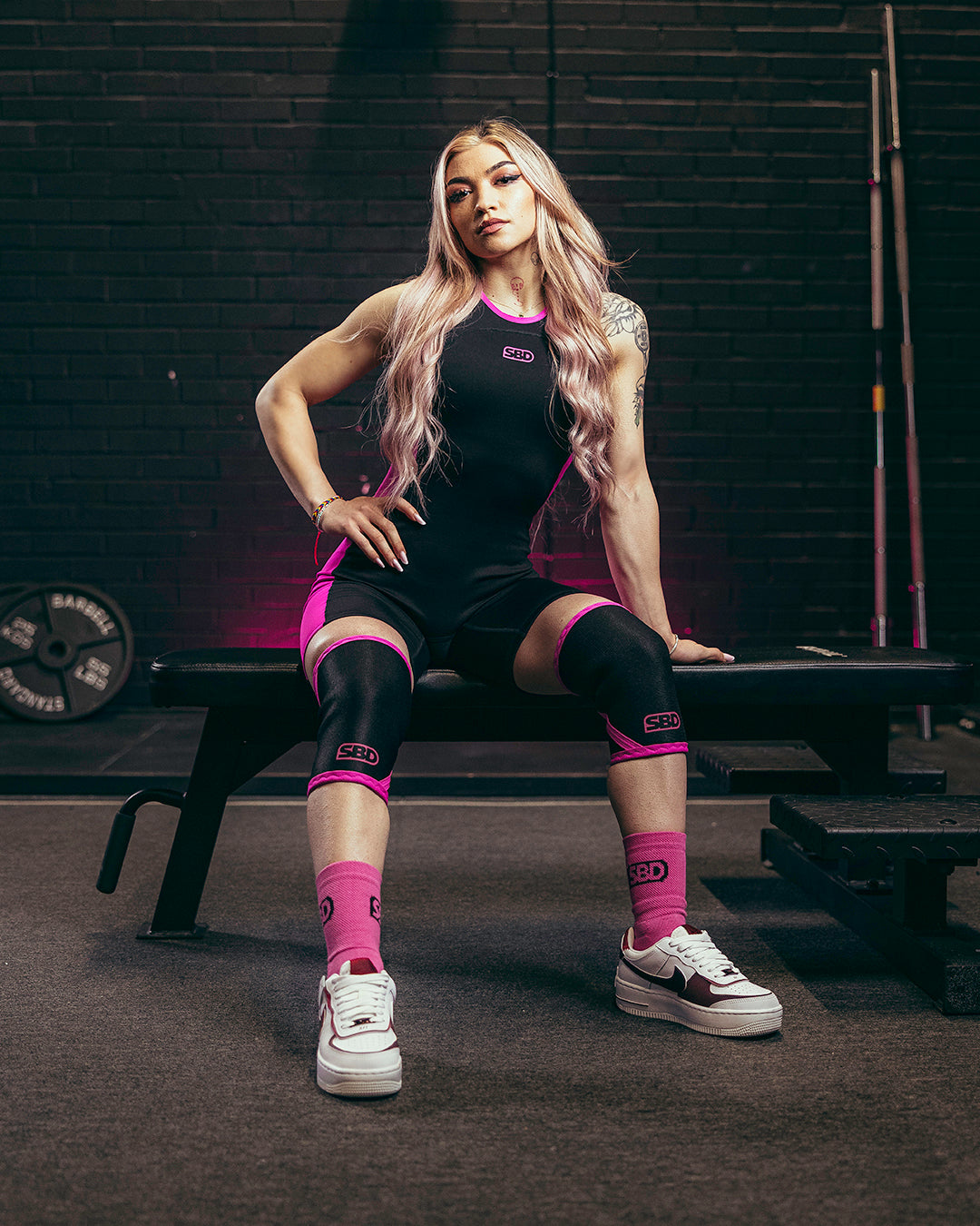 Genunchiere de Weightlifting Nova